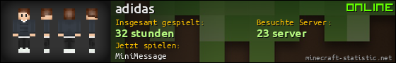 Benutzerleisten 560x90 für adidas
