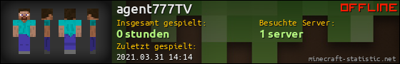 Benutzerleisten 560x90 für agent777TV