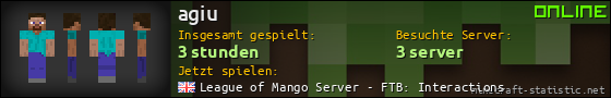 Benutzerleisten 560x90 für agiu
