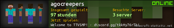 Benutzerleisten 560x90 für agocreepers