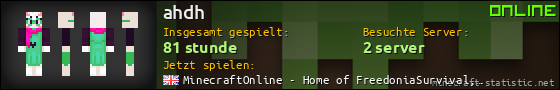Benutzerleisten 560x90 für ahdh