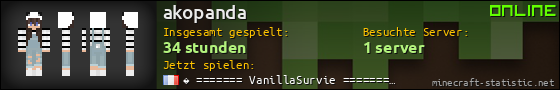 Benutzerleisten 560x90 für akopanda