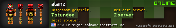 Benutzerleisten 560x90 für alanz