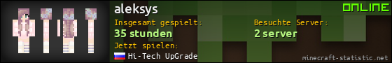Benutzerleisten 560x90 für aleksys
