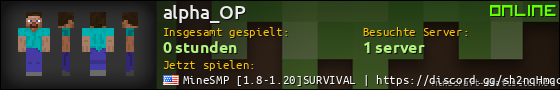 Benutzerleisten 560x90 für alpha_OP