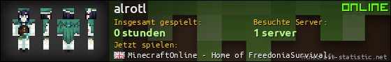 Benutzerleisten 560x90 für alrotl