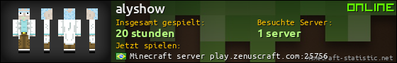 Benutzerleisten 560x90 für alyshow