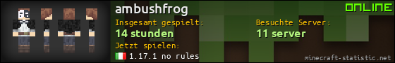 Benutzerleisten 560x90 für ambushfrog