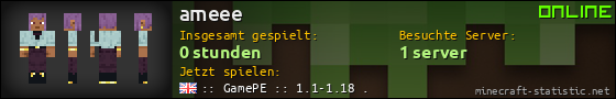 Benutzerleisten 560x90 für ameee