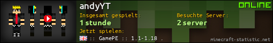 Benutzerleisten 560x90 für andyYT