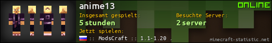 Benutzerleisten 560x90 für anime13