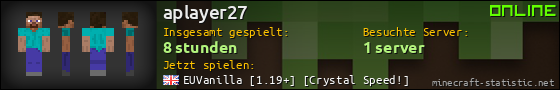 Benutzerleisten 560x90 für aplayer27