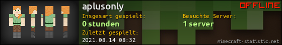 Benutzerleisten 560x90 für aplusonly