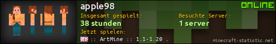 Benutzerleisten 560x90 für apple98