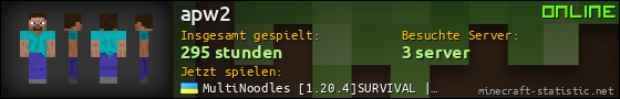 Benutzerleisten 560x90 für apw2
