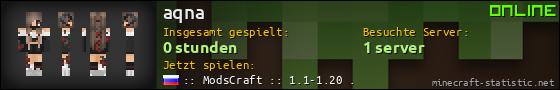 Benutzerleisten 560x90 für aqna