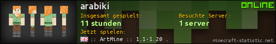 Benutzerleisten 560x90 für arabiki