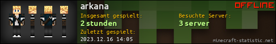 Benutzerleisten 560x90 für arkana