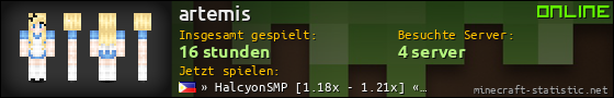 Benutzerleisten 560x90 für artemis