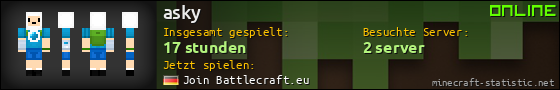 Benutzerleisten 560x90 für asky