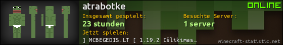Benutzerleisten 560x90 für atrabotke
