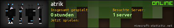 Benutzerleisten 560x90 für atrik