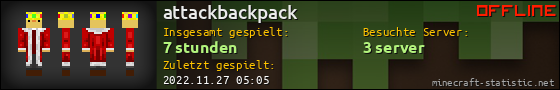 Benutzerleisten 560x90 für attackbackpack