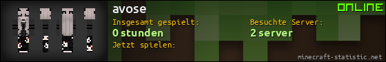 Benutzerleisten 560x90 für avose