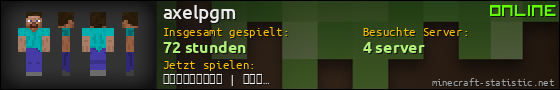 Benutzerleisten 560x90 für axelpgm