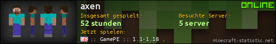 Benutzerleisten 560x90 für axen