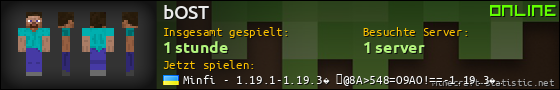 Benutzerleisten 560x90 für bOST