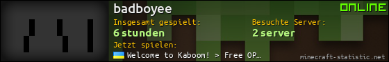 Benutzerleisten 560x90 für badboyee