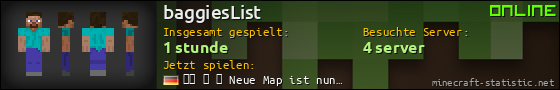 Benutzerleisten 560x90 für baggiesList