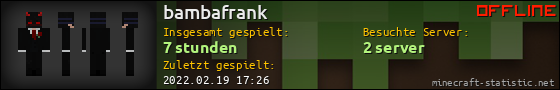 Benutzerleisten 560x90 für bambafrank