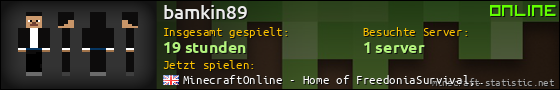 Benutzerleisten 560x90 für bamkin89