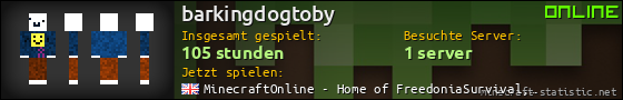 Benutzerleisten 560x90 für barkingdogtoby