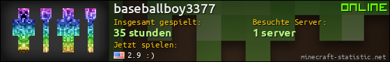 Benutzerleisten 560x90 für baseballboy3377