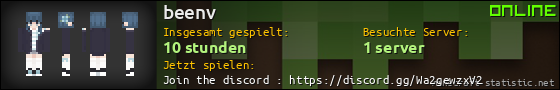Benutzerleisten 560x90 für beenv