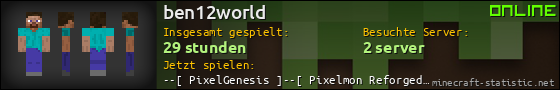 Benutzerleisten 560x90 für ben12world