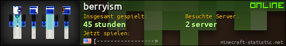 Benutzerleisten 560x90 für berryism