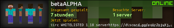 Benutzerleisten 560x90 für betaALPHA