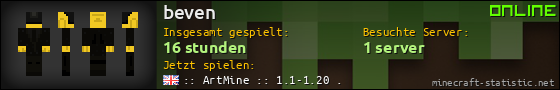 Benutzerleisten 560x90 für beven