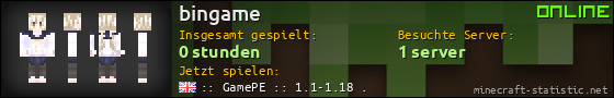 Benutzerleisten 560x90 für bingame