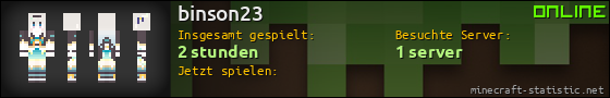 Benutzerleisten 560x90 für binson23