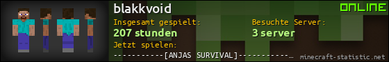 Benutzerleisten 560x90 für blakkvoid