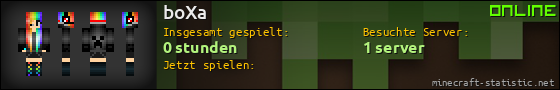 Benutzerleisten 560x90 für boXa