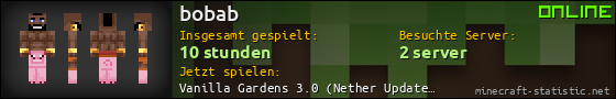 Benutzerleisten 560x90 für bobab
