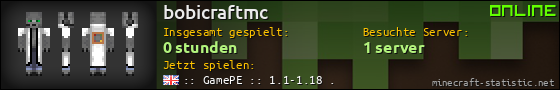 Benutzerleisten 560x90 für bobicraftmc