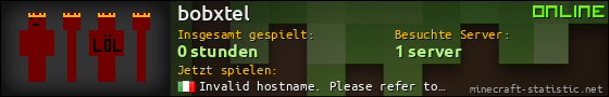 Benutzerleisten 560x90 für bobxtel
