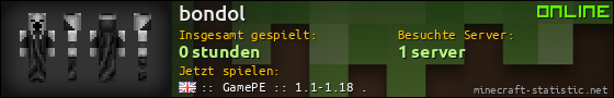 Benutzerleisten 560x90 für bondol